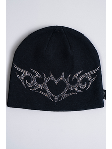 Corduroy Shine On Skully Toque | Black