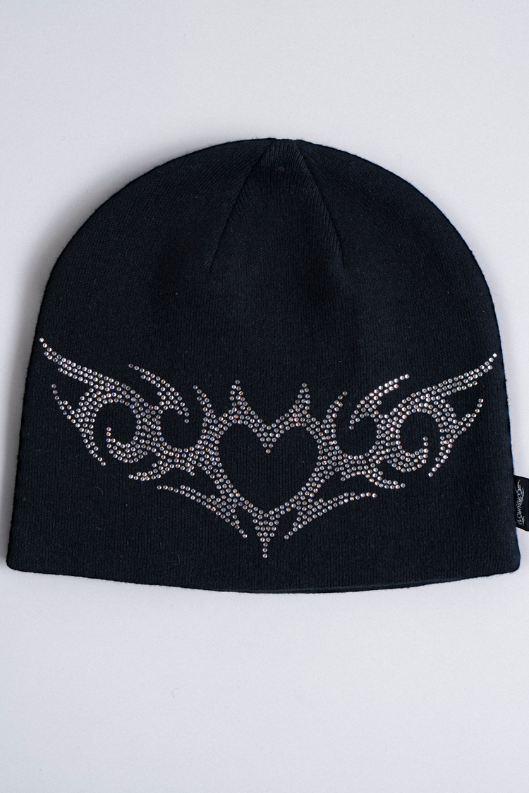 Corduroy Shine On Skully Toque | Black