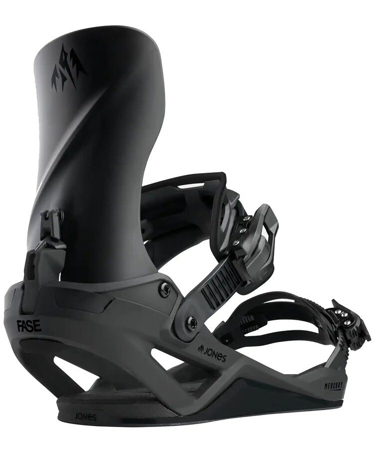 Jones Men's Mercury FASE Snowboard Bindings | Stealth Black