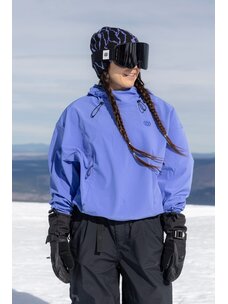 686 Technical Apparel Women's Waterproof Team Crop Hoody | Alpenglow Blue