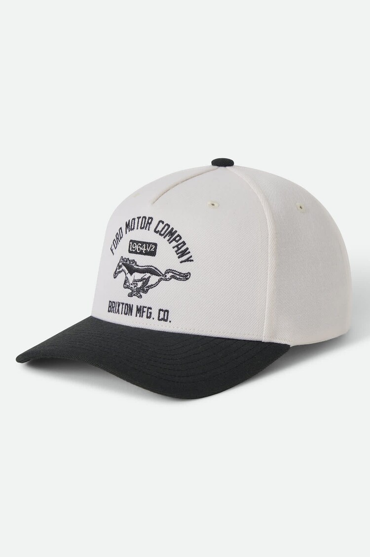 Brixton Ford Mustang Snapback | Wimbledone White/Burnt Rubber