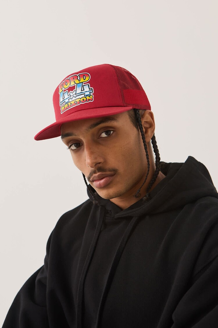 Brixton Ford 4x4 Chrome Trucker | Rangoon Red