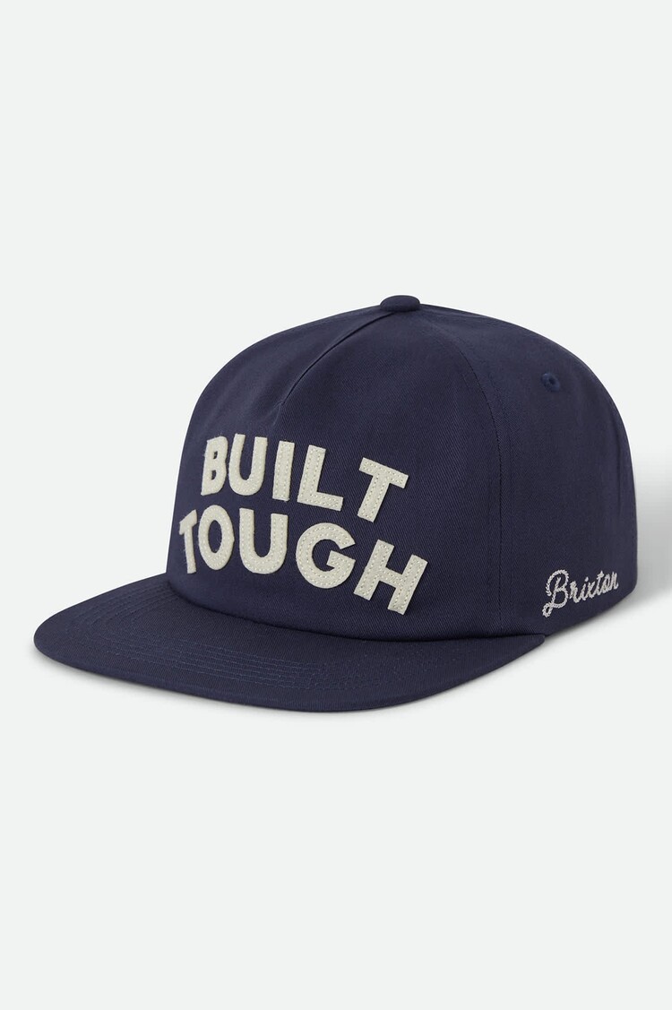 Brixton Ford Built Tough Snap | American Navy/Wimbledon White
