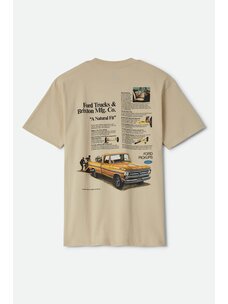 Brixton Ford 71 Pickup Tee | Wimbledon White