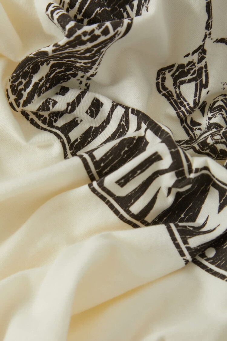 Brixton Ford Mustang Ringer Tee | Wimbledon White/Burnt Rubber