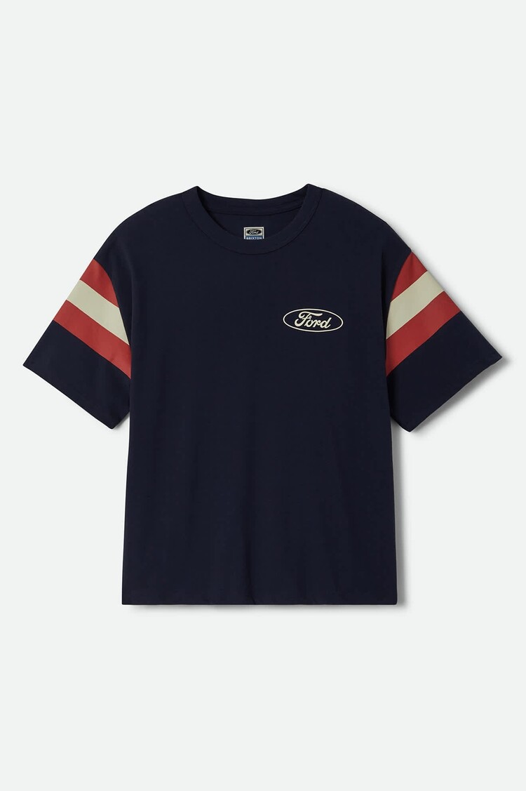 Brixton Ford Built Tough Jersey | American Navy