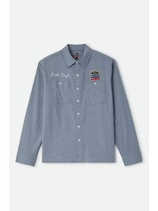 Brixton Ford Servive Dept Workshirt | Blue Chambray