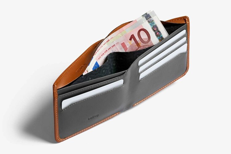 Bellroy Hide & Seek Hi Wallet | Caramel