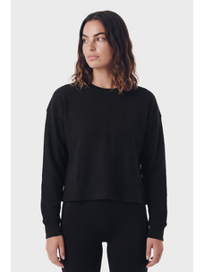 TEAMLTD Everyday Waffle Long Sleeve| Black