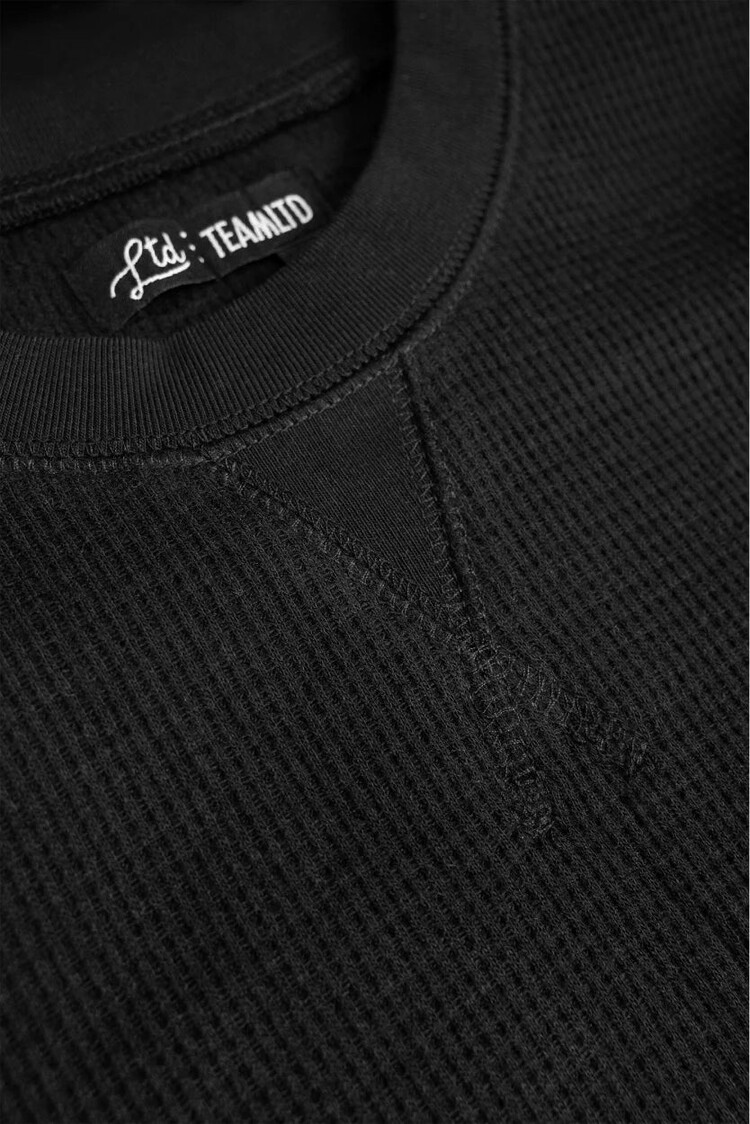 TEAMLTD Everyday Waffle Long Sleeve| Black