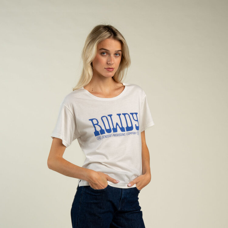 Sendero Provisions Co. Rowdy Basic Tee | Vintage White