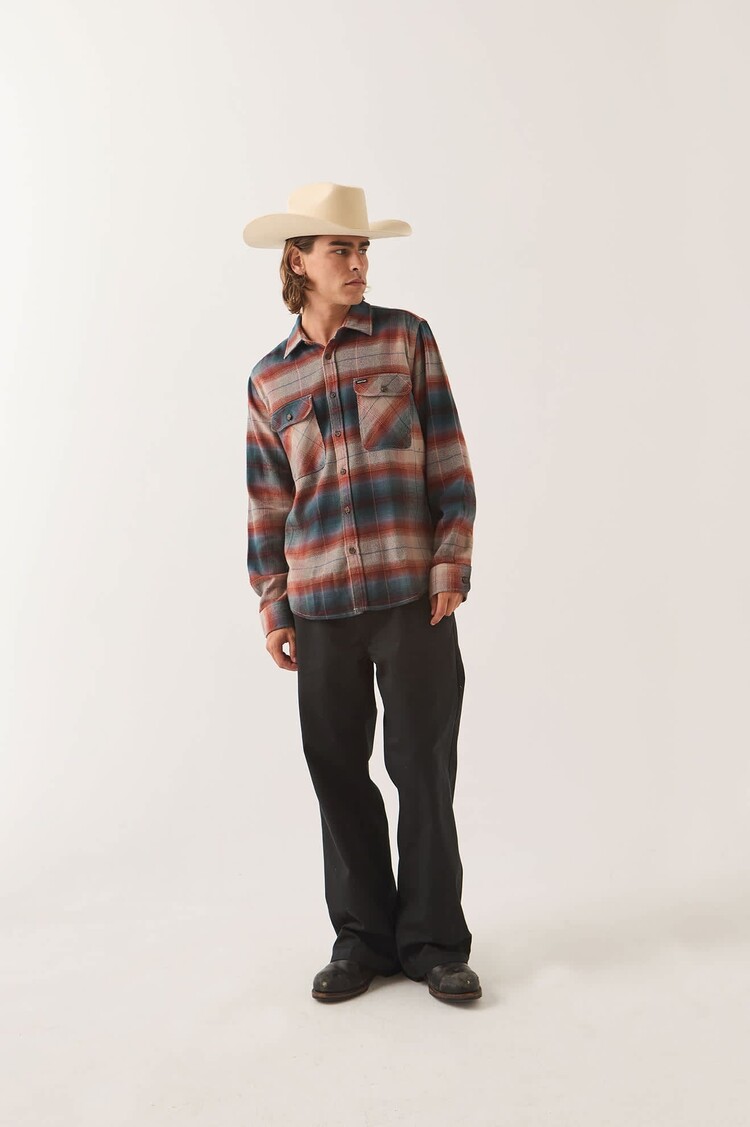 Brixton Bowery Flannel | Multi Shadow