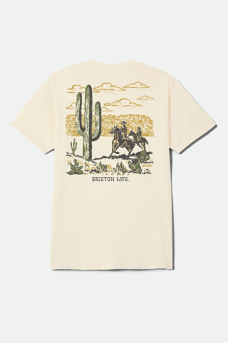 Brixton Keslo S/S Standard Tee | Cream