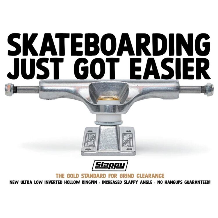 Slappy Truck Co. ST1 Inverted Hollow Lights Ultra Low Trucks | Polished