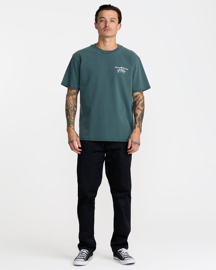 RVCA V8 Tee | Hunter Green