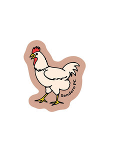 Sendero Provisions Co. Hen Sticker | Cream