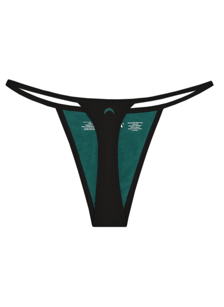 Huha String Thong 2.0 | Black