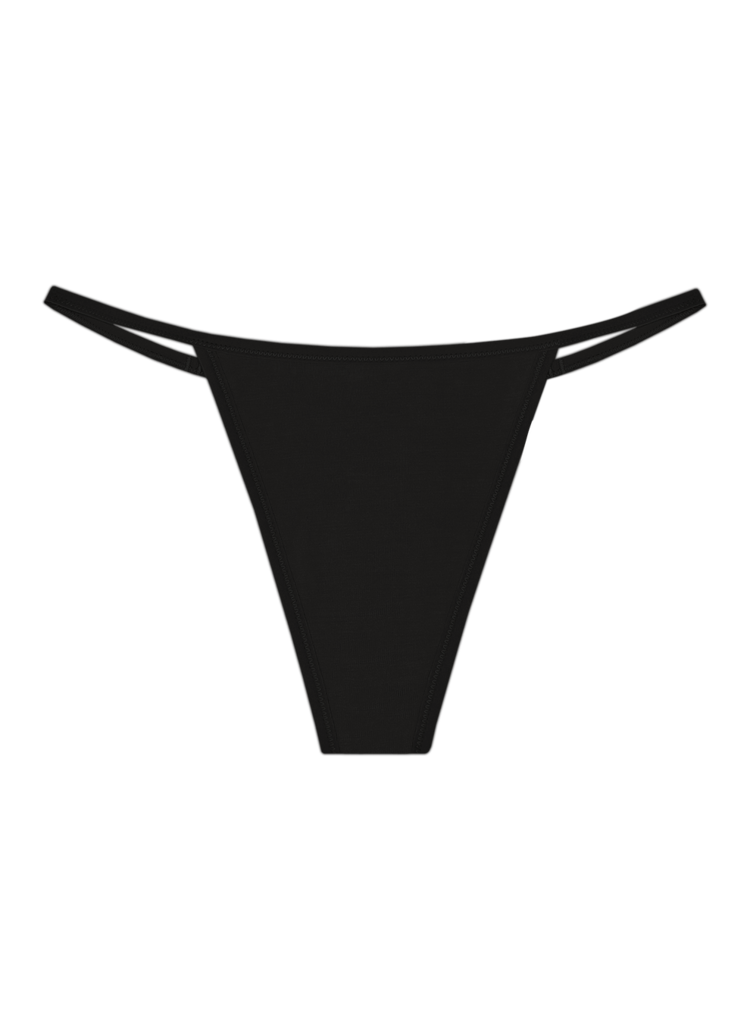 Huha String Thong 2.0 | Black