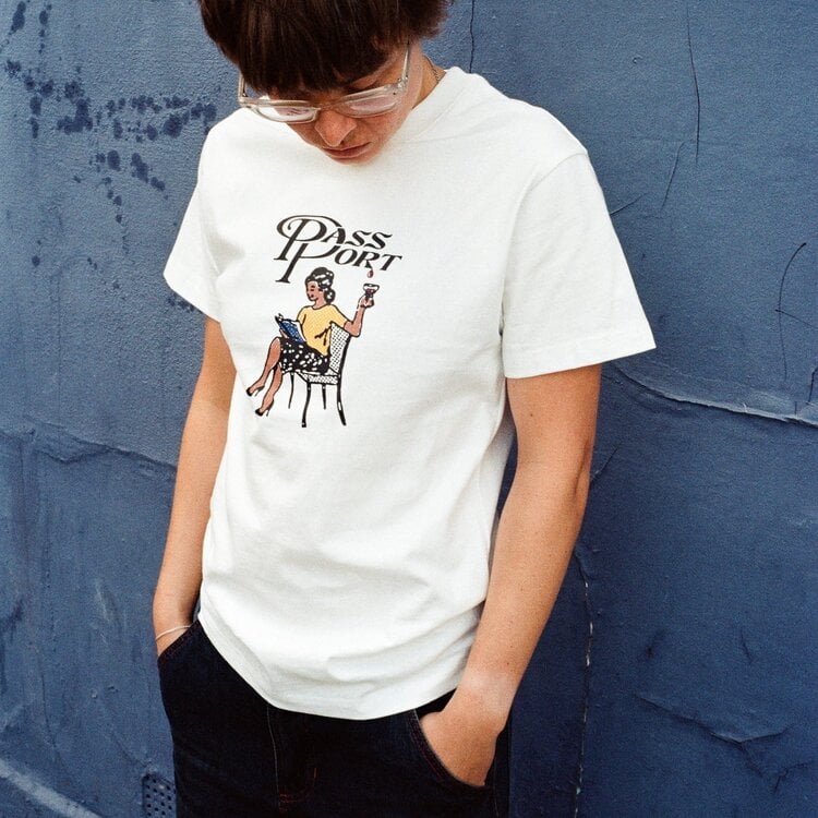 Pass~Port Minimal Output Tee | White