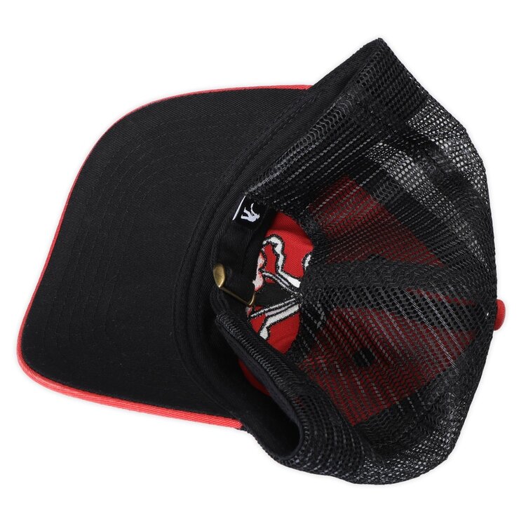 Pass~Port Cherries Leagues Trucker Hat | Washed Red