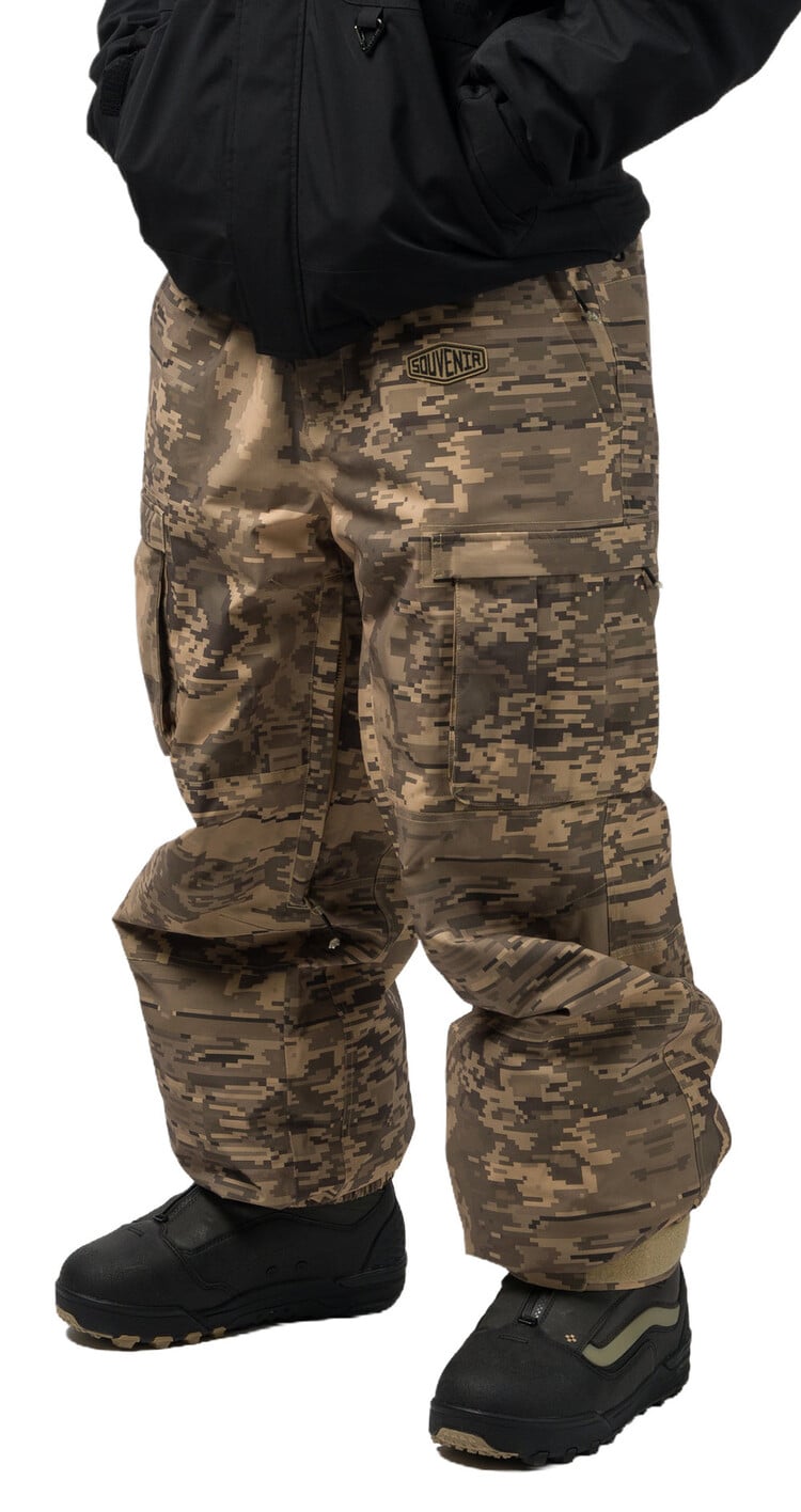 SOUVENIR S2000 Insulated Cargo Pant | Blur Camo