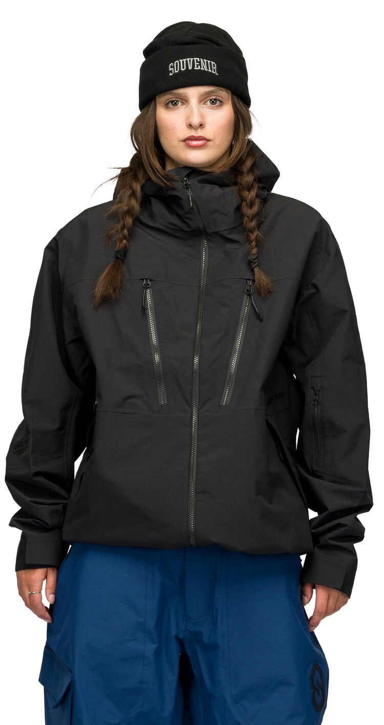 SOUVENIR 3 Ply Ripstop Jacket | Black