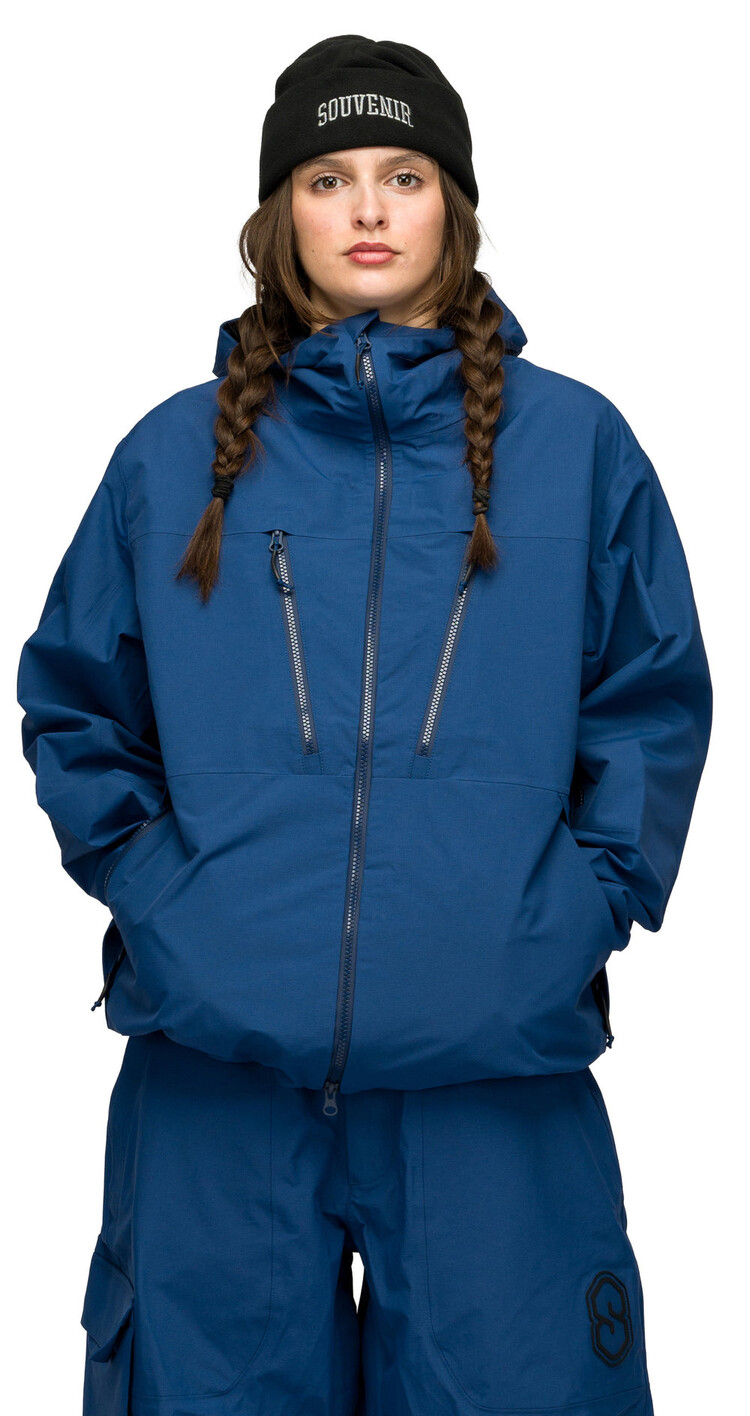 SOUVENIR 3 Ply Ripstop Jacket | Petrol Blue
