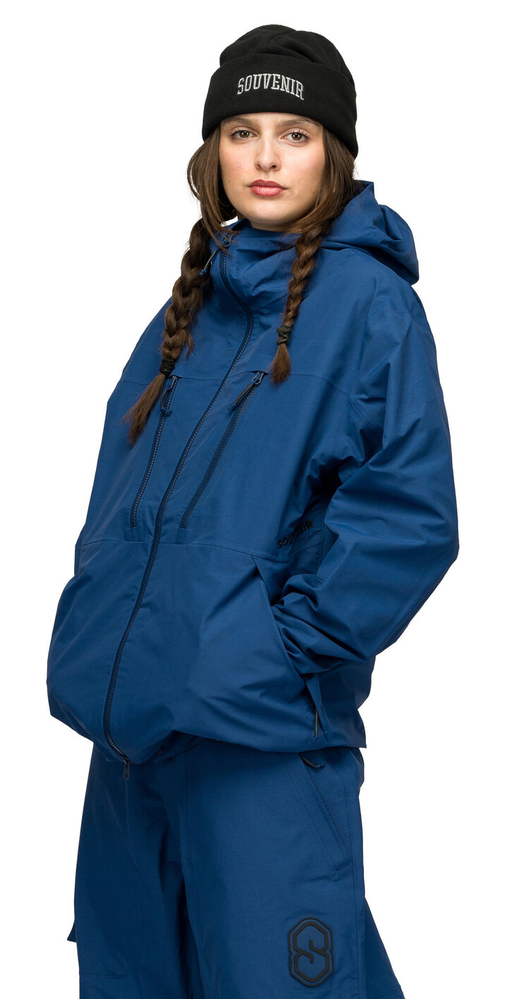 SOUVENIR 3 Ply Ripstop Jacket | Petrol Blue