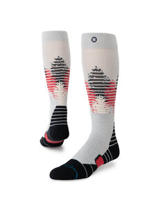 Stance Men's Snow Tree Line Mid Wool Snowboard Socks | String Grey