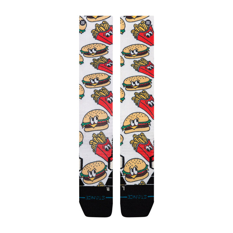 Stance Men's Snow Combo Meal Mid Poly Snowboard Socks | Red