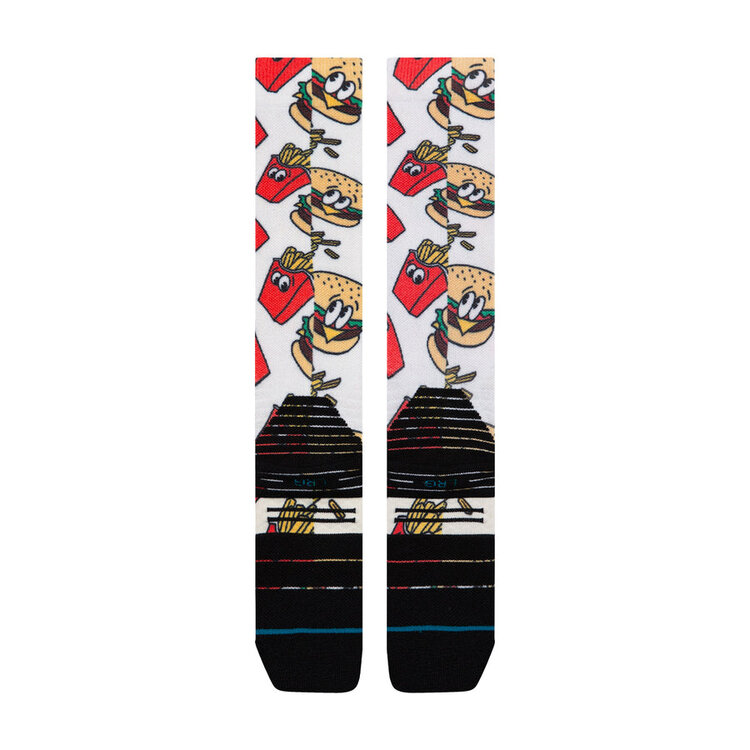 Stance Men's Snow Combo Meal Mid Poly Snowboard Socks | Red