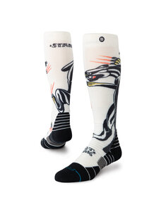 Stance Men's Snow Bert Krak Battle Mid Poly Snowboard Socks | Cream