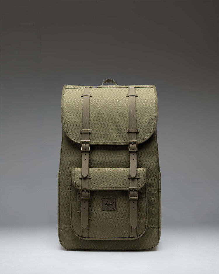 Herschel Little America Backpack | Ivy Green Diamond