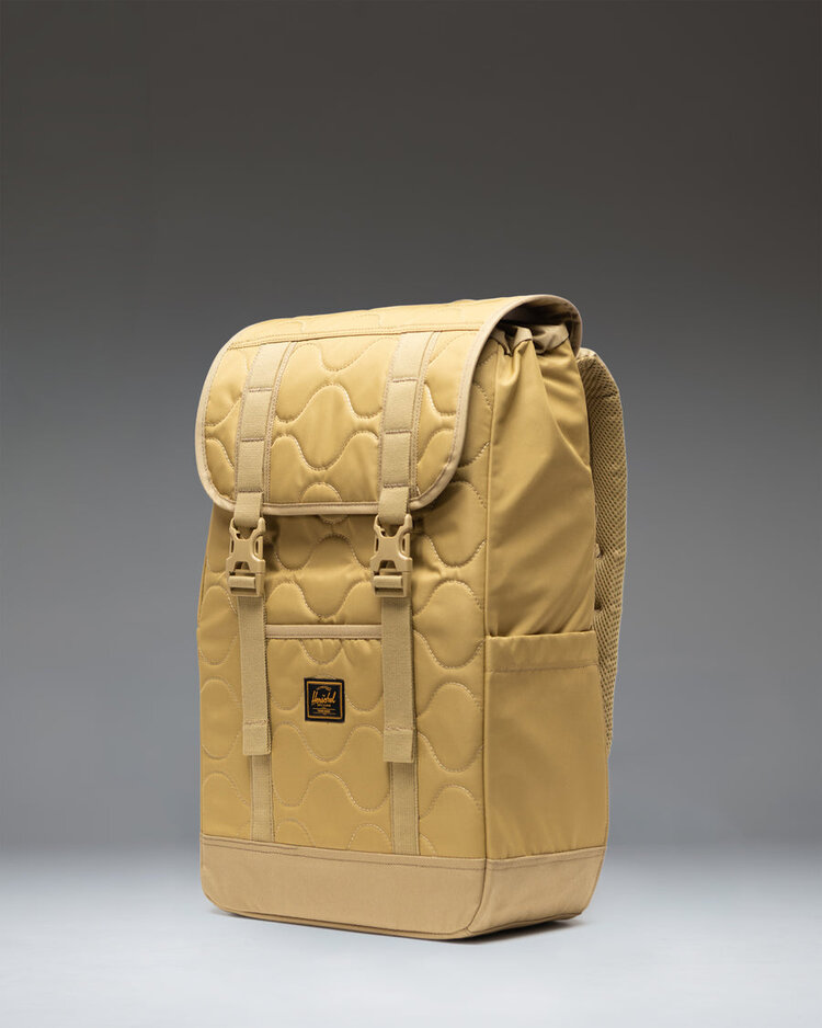 Herschel Retreat Quilted Capsule Backpack | Khaki Tonal