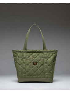 Herschel Heritage Quilted Capsule Tote | Loden Green Tonal
