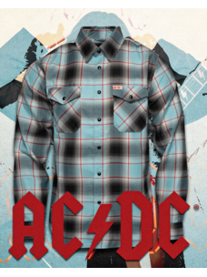 Dixxon AC/DC Dirty Deeds Done Dirt Cheap Flannel