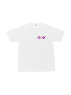 JENNY SKATEBOARDS Classic Snek Tee | White/Purple