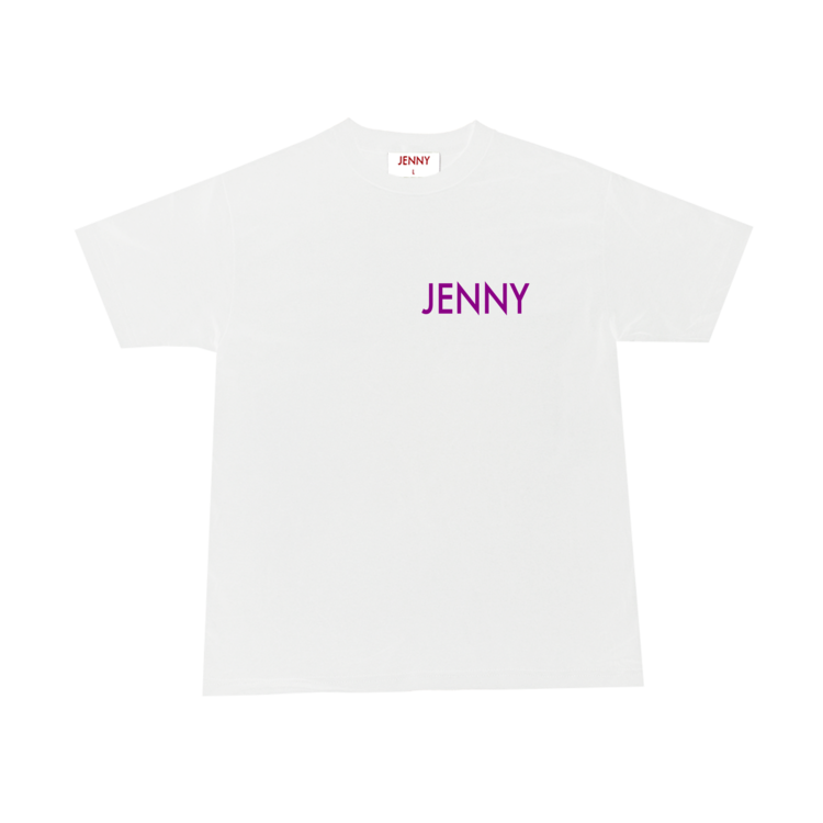 JENNY SKATEBOARDS Classic Snek Tee | White/Purple