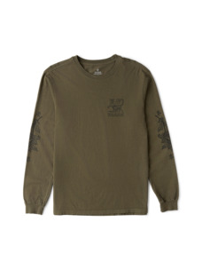 Roark Reading Ritual LS Tee | Military