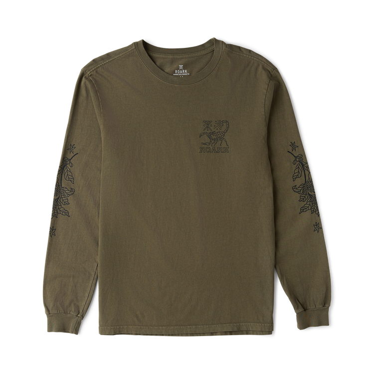 Roark Reading Ritual LS Tee | Military