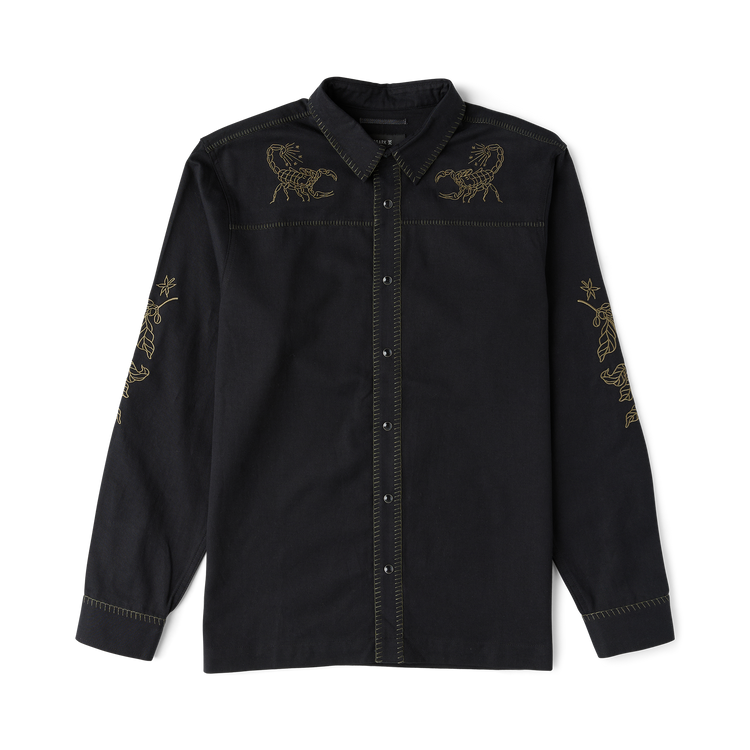 Roark Ritual Range LS Button Up | Black