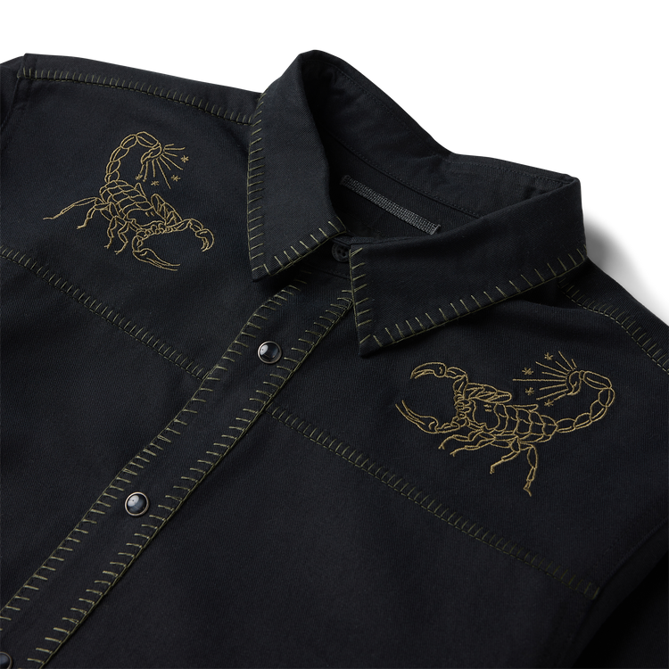 Roark Ritual Range LS Button Up | Black