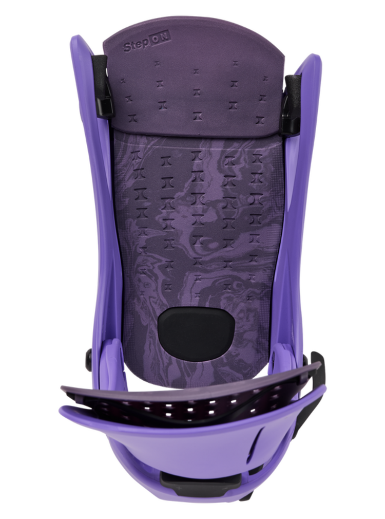 Burton Women's Escapade Step On Snowboard Bindings | Purple Voltage
