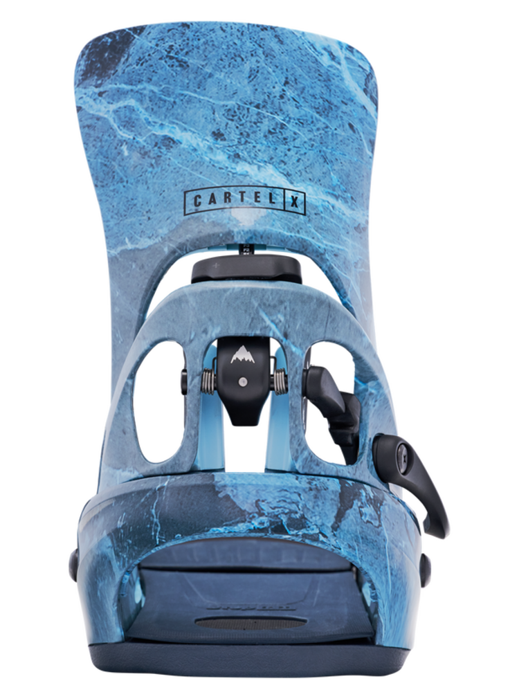 Burton Men's Cartel X Step On Snowboard Bindings | Marbled Stone