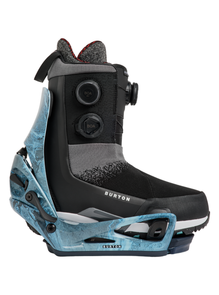 Burton Men's Cartel X Step On Snowboard Bindings | Marbled Stone