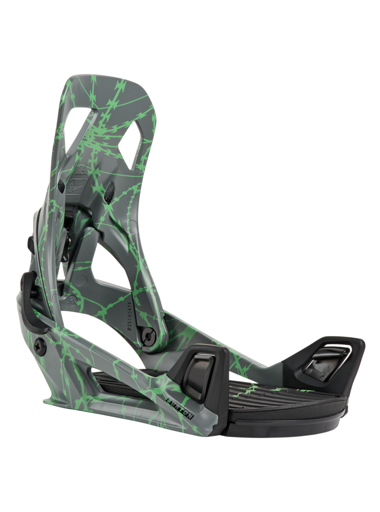 Burton Men's Step On Snowboard Bindings | Gray / Green Volatage