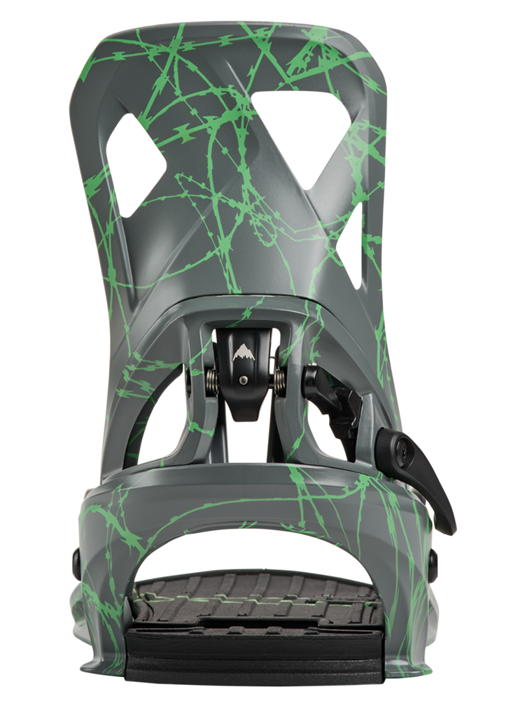Burton Men's Step On Snowboard Bindings | Gray / Green Volatage