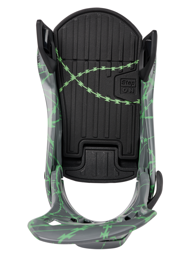 Burton Men's Step On Snowboard Bindings | Gray / Green Volatage