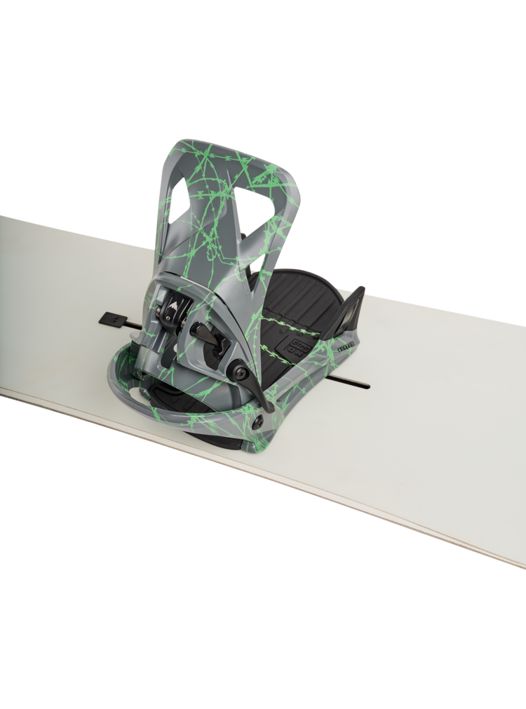 Burton Men's Step On Snowboard Bindings | Gray / Green Volatage
