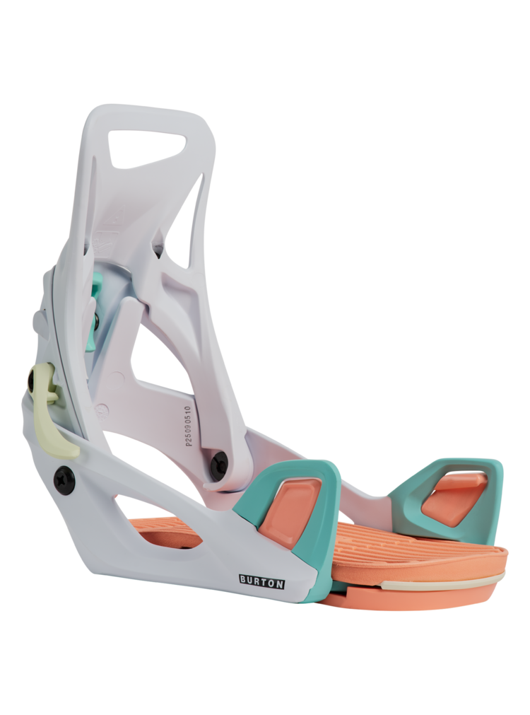 Burton Kids' Smalls Step On Snowboard Bindings | White / Multi